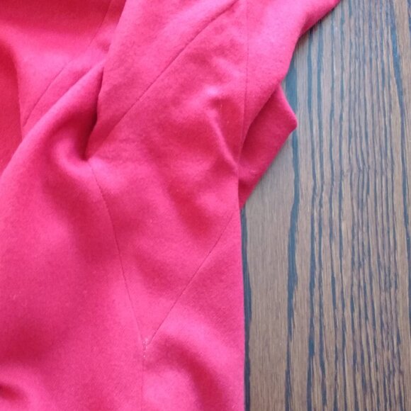 Another Price Drop! Vintage handmade Deep Rich Red Wool Suit - Picture 10 of 10